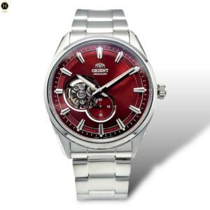 Orient Small Second Open Heart Mặt Đỏ RA-AR0010R