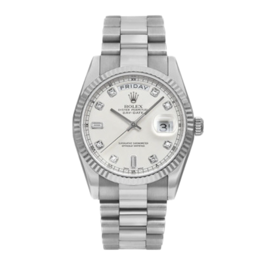 Rolex Oyster Perpetual Day-Date 36 118239 Vàng Trắng 18K